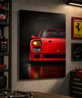 Ferrari F40 Aluminium Print / 30x40 cm / 12x16 /