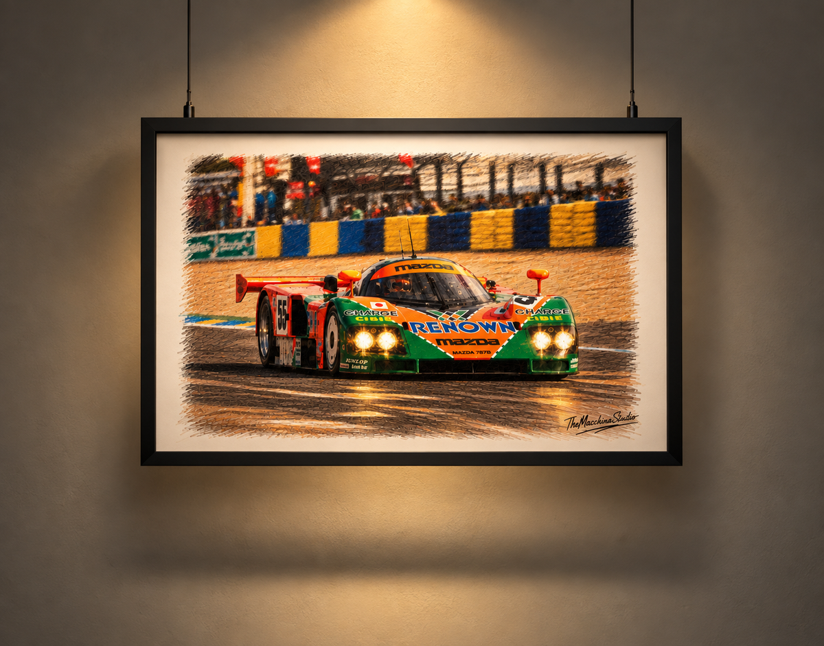 787B Fine Art Illustration Poster