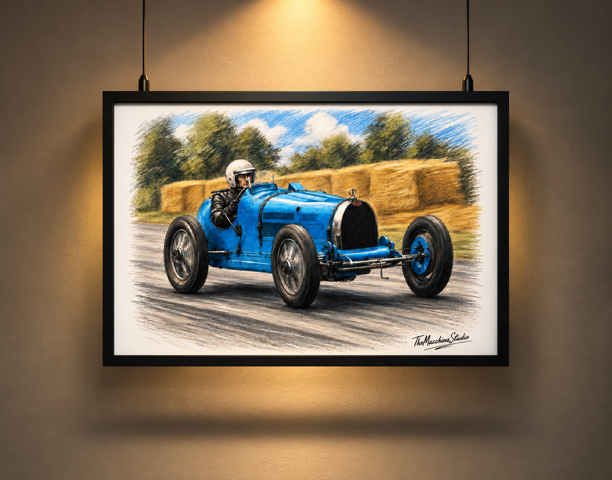 Type-35 B Fine Art illustration Poster